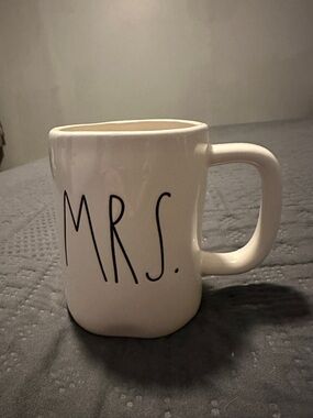 Rae Dunn White "MRS." Ceramic Coffee Mug